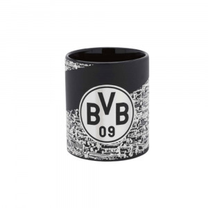 Dortmund bögre fekete-ezüst