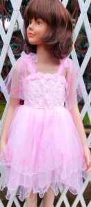 Koszorúslány ruha,báli ruha,hercegnő és királylány jelmez 122 cm  rózsaszín