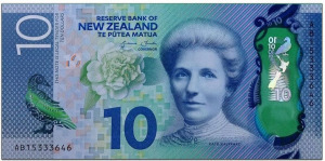 Új-Zéland 10 dollars polymer UNC 2016
