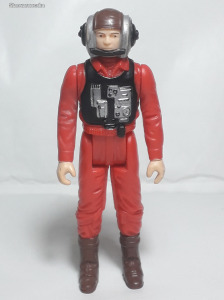 Star Wars Vintage ROTJ B-Wing Pilot action figure (375) NoCOO incomplete 1984 Kenner