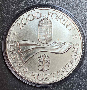 1996 Ötvenéves a Forint    2000 Forint BU  Certi