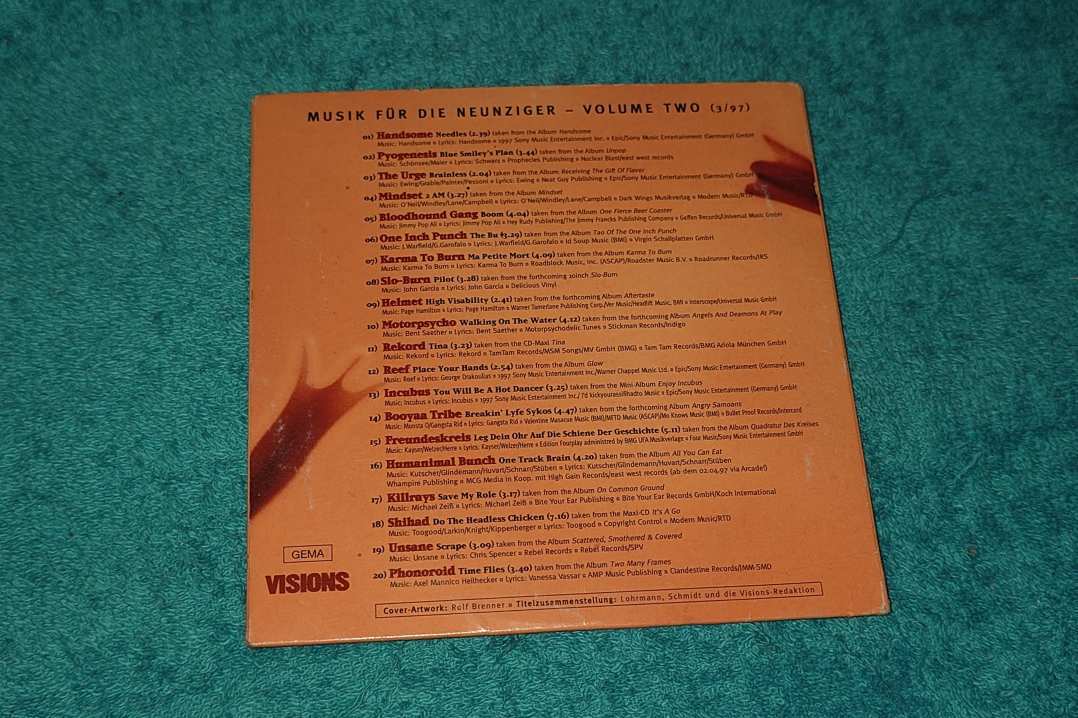 Visions Pr&auml;sentiert Musik Für Die Neunziger Vol. II CD