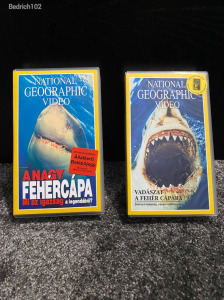 VHS National Geographic - A nagy fehér cápa részek