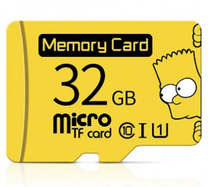 BART SIMPSON 32 GB memóriakártya+kártyaolvasó