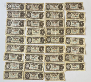 50 Forintosok LOT  1969 - 1989  --  34 darab