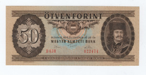 1975 50 forint UNC