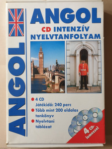 Antony J. Peck: Angol intenzív nyelvtanfolyam - 3 CD-vel; angol, nyelvvizsga, nyelvtanulás -    T54