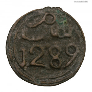 Marokkó 4 Fulus Ah 1289 1872/1873