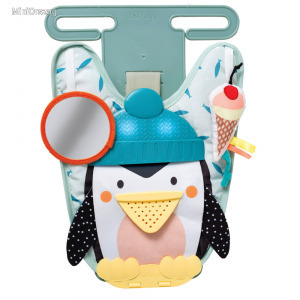 Taf Toys játék autóba Penguin Play and Kick Car Toy zenélő pingvin 12955