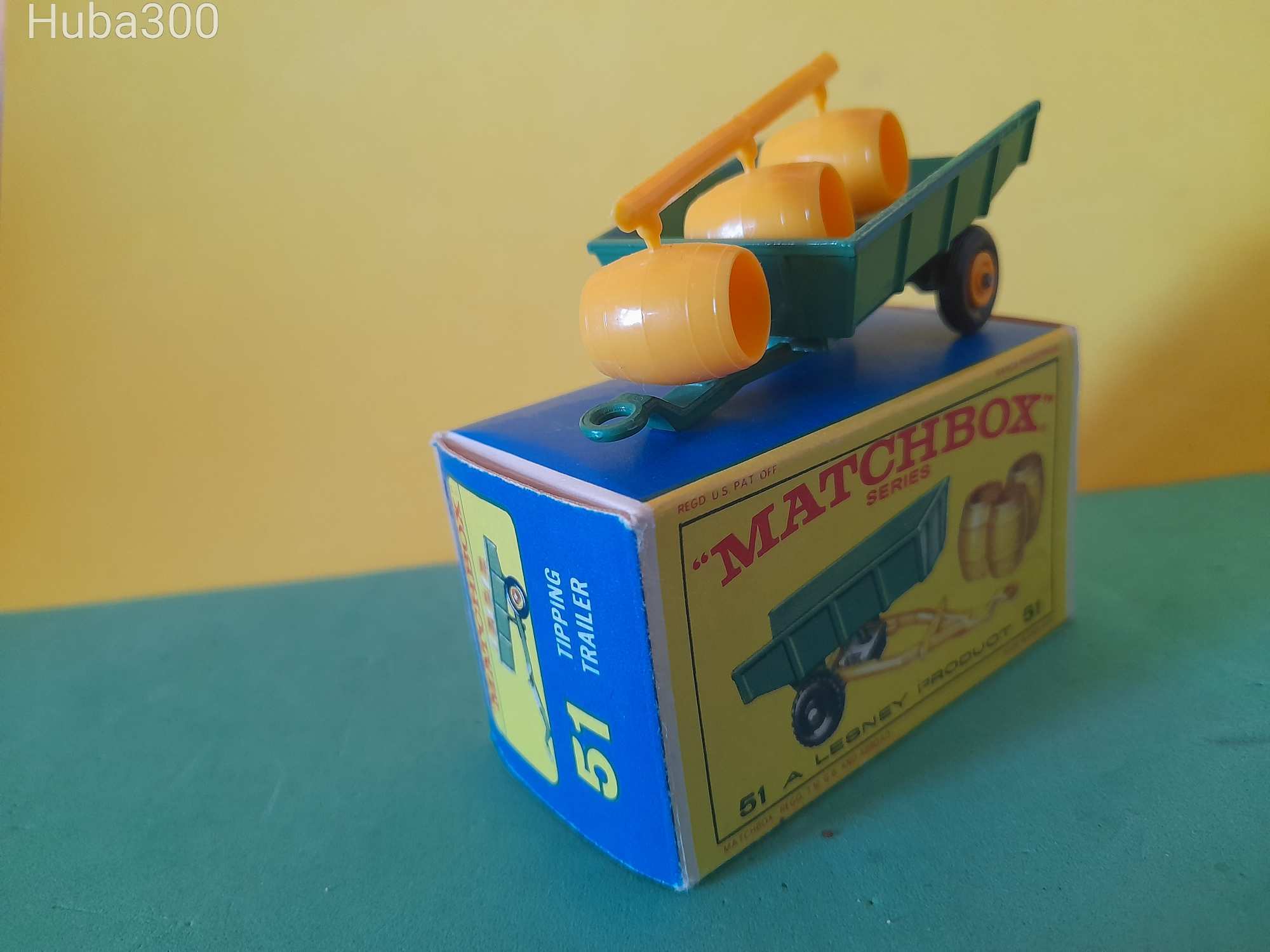 Régi Matchbox Tipping Trailer =8=