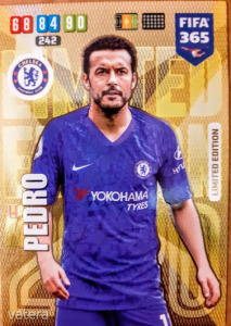 Pedro Chelsea Limited Edition focis kártya Panini Adrenalyn XL FIFA 2020