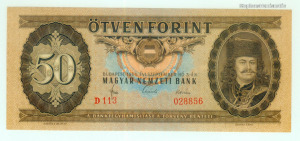1965 50 forint UNC