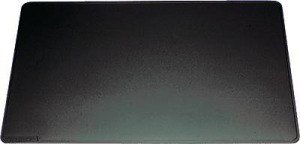 Íróasztali alátét, fekete, 40x53 cm