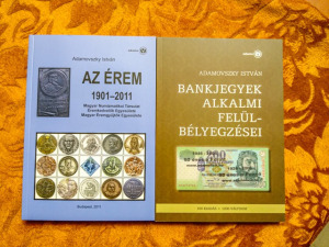 Ifj. Adamovszky István - Az érem + Bankjegyek alkalmi felülbélyegzései (F130)