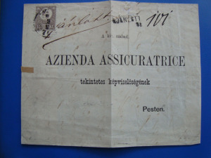 1871 15 kr levél