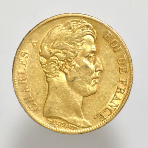 1825   Francia o.  X. Károly   arany 20 francs    (PAP315)