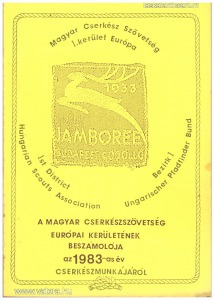 A Magyar Cserkészszövetség Európai Kerületének beszámolója az 1983-as év cserkészmunkájáról
