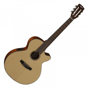 Cort - CEC-3-NS Klasszikus gitár elektronikával matt natúr ajándék puhatok