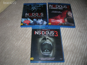 Insidious - filmek (Blu-ray) joglejártak  3db blu ray