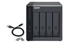QNAP NAS TR-004 (4HDD) TR-004 Hálózat Hálózati tárolóegység (NAS)