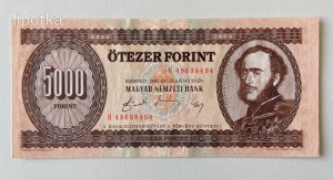 5000 Forint  1990  H sorozat  --   AU-UNC