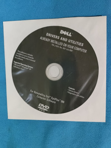Dell CD 2008. július a Dell Optiplex 360 számítógépes szoftver újratelepítéséhez