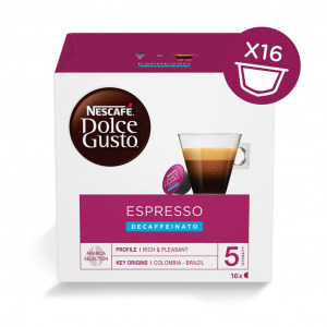 Nescafé Dolce Gusto Espresso koffeinmentes kapszula 16db (ESPRESSO DECAFF)