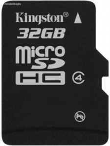 Kingston microSDHC 32GB memória kártya