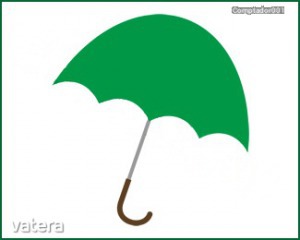 Matrica ovisjel esernyő (1,5x1,5cm)
