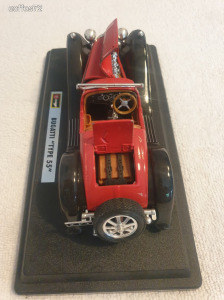 BURAGO Lemezautó, lemez játék Bugatti Type 55