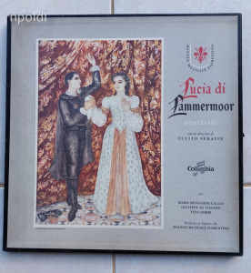 Donizetti : Lammermoori Lucia, Columbia kiadás, bakelit, LP, opera