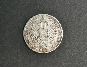 Ferencz József ezüst 1 Florin 1883 - XF