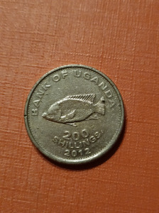 200 shillings 2012 Uganda