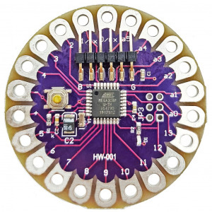 LilyPad 328 , atmega328P mikrovezérlő, arduino