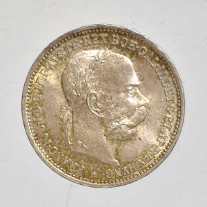 1893  Ferenc József  ezüst 1 Korona  UNC !  -ÁPR05