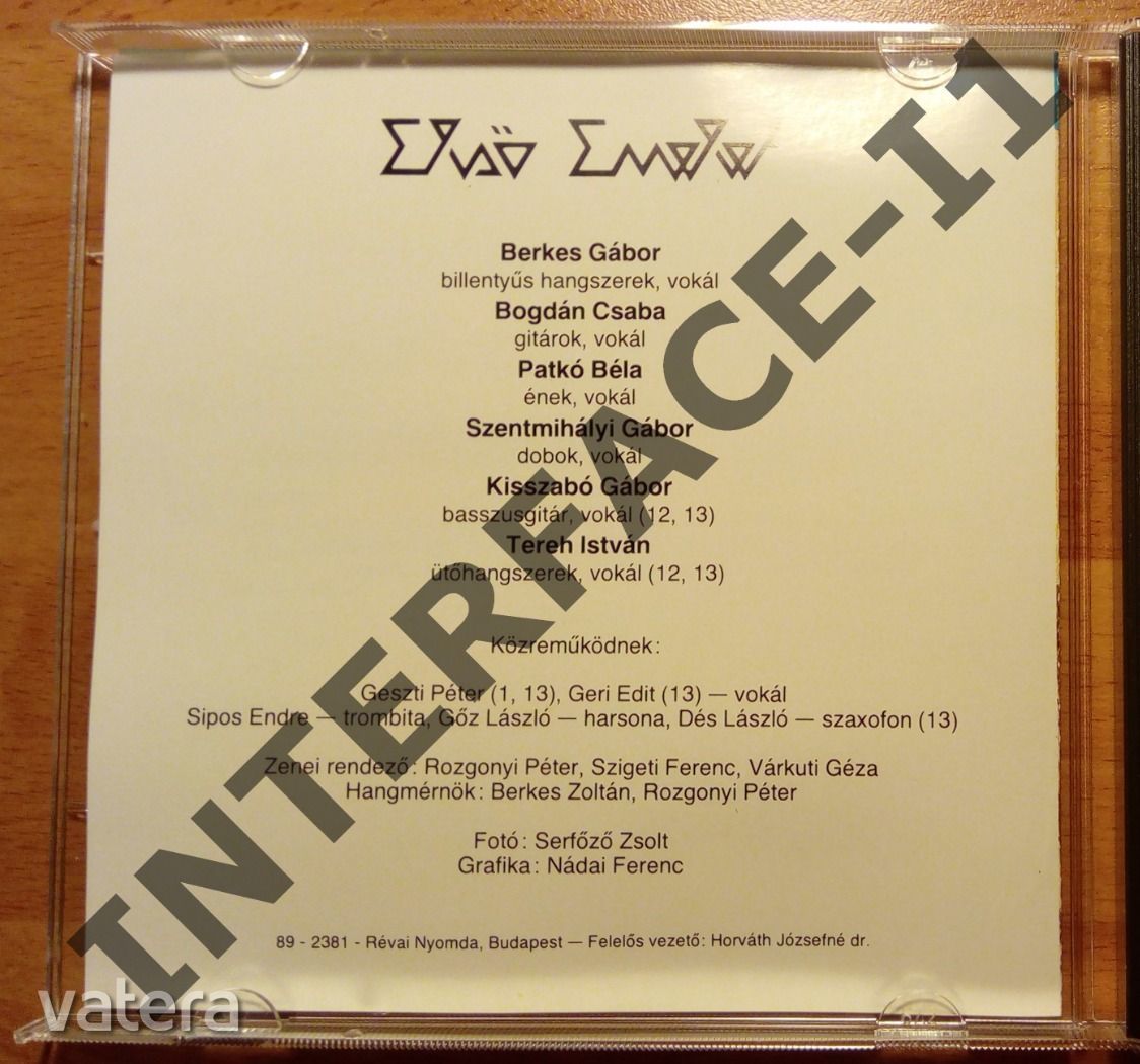 ELSŐ EMELET - NAPLEMEZ (CD)