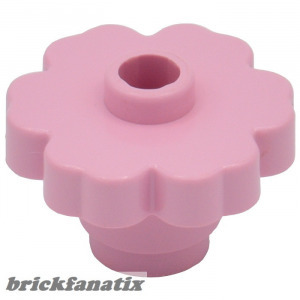 Lego Plant Flower 2 x 2 Rounded - Open Stud, Rose