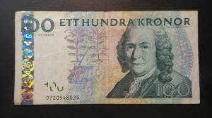 Svédország 100 Korona 2004 VF- (BK43)