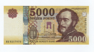 2020 5000 forint BK UNC