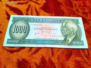 1996 -os 1000 forint -os Ropogós Bankó F betűjelzéssel RITKÁBB !!!!! (L1036)
