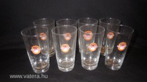 8 db Borsodi Világos sörös pohár (meghosszabbítva: 3136160060) - Vatera.hu Kép
