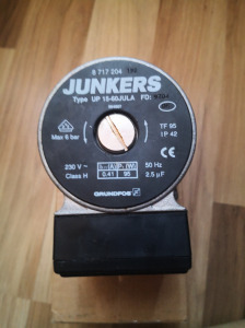 Keringető szivattyú Junkers Grundfos UP 15-60 Eredeti!