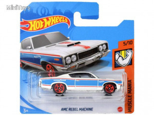 Hot Wheels: AMC Rebel Machine kisautó 1/64 - Mattel