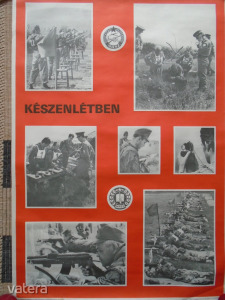 MHSZ plakát *  KÉSZENLÉTBEN* (1980) (meghosszabbítva: 3135185579) - Vatera.hu Kép