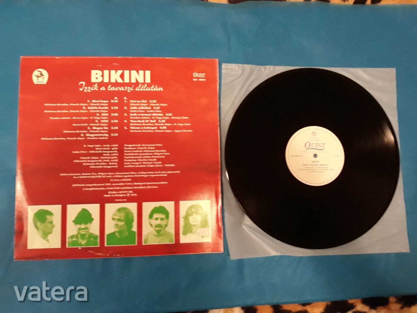 BIKINI IZZIK A TAVASZI DÉLUTÁN BAKELIT D.NAGY LAJOS 1992+MHH.245,2012/06