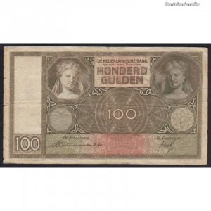 Hollandia, 100 gulden 1940 F