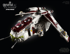 Lepin Star Wars 75309 Köztársasági Hadihajó Republic Gunship UCS + grátisz lego mágnes ÚJ BP !
