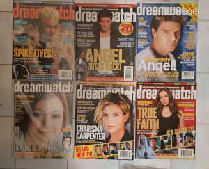 Dreamwatch magazin - mozis filmes újság - 6 DB - angol nyelvű