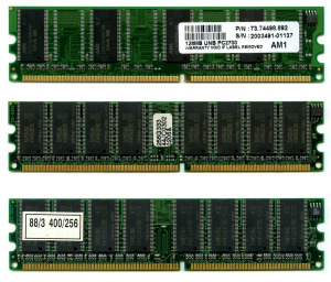 DDR1 RAM csomag, 3 db: 128 MB, 2 x 256 MB asztali számítógép memória