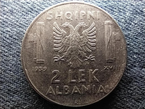 Albánia Olasz megszállás (1939-1943) 2 lek 1939 R (id67405)